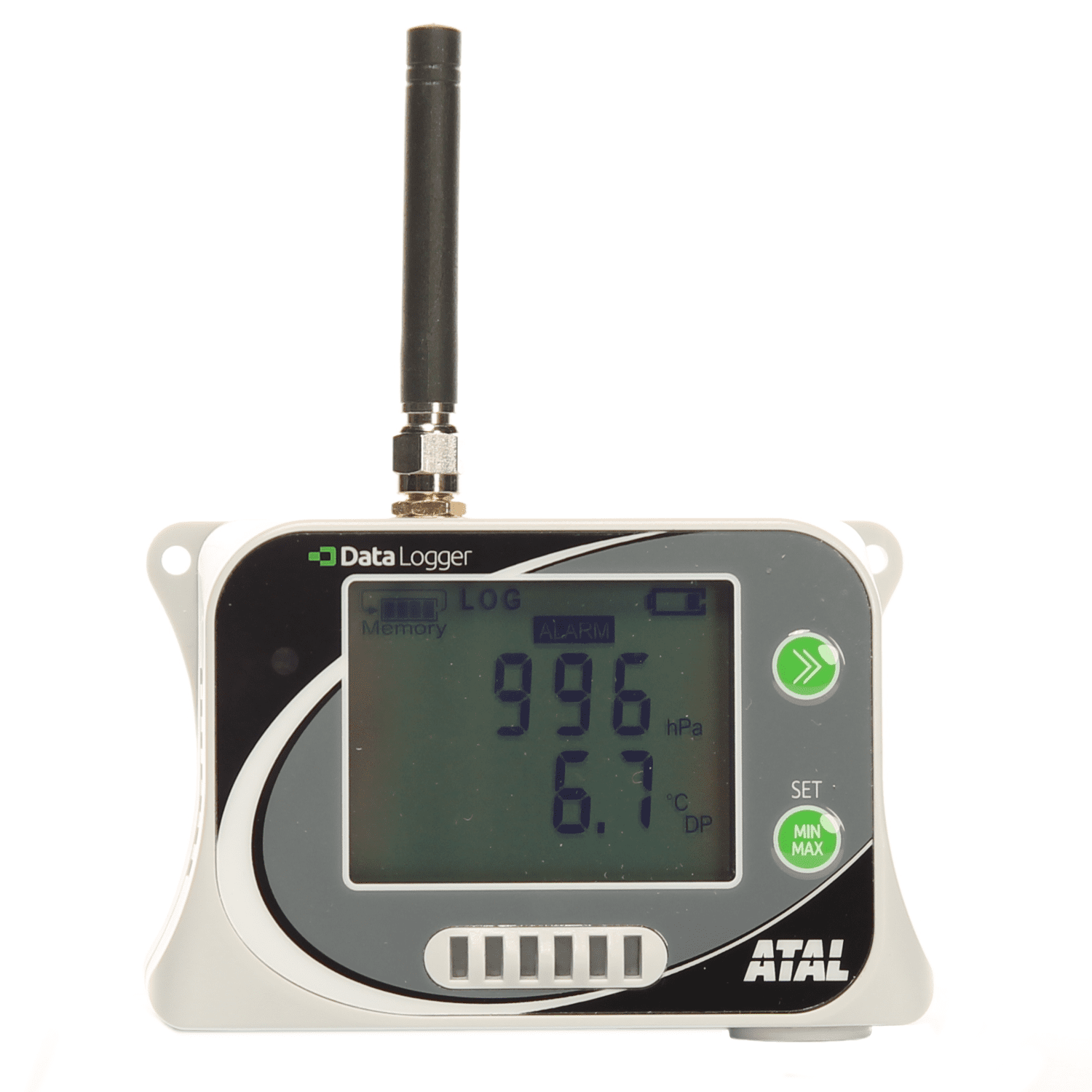 ATR-CTP-G ClimaTrend binnenklimaat datalogger voor CO2, temperatuur, RV en atmosferische druk met GSM-modem