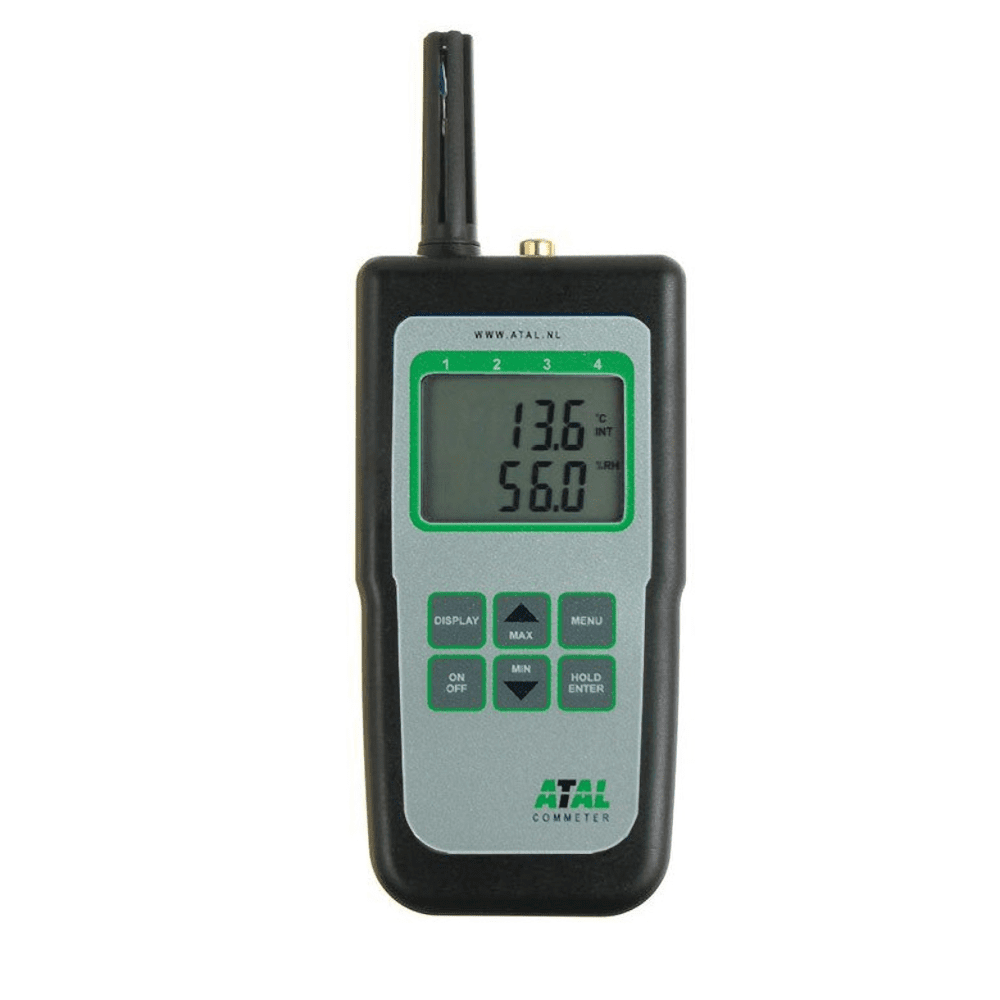 ATC-08 Handmeter 3 kanalen temperatuur, RV en dauwpunt