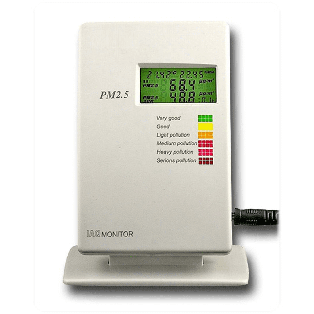 AIR-PM25 Fijnstof, temperatuur en RV Monitor
