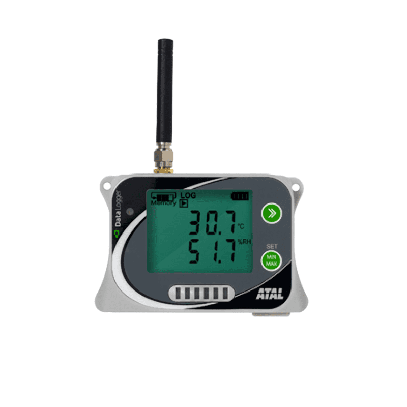 ATR-11-G Temperatuur en RV datalogger met GSM-modem