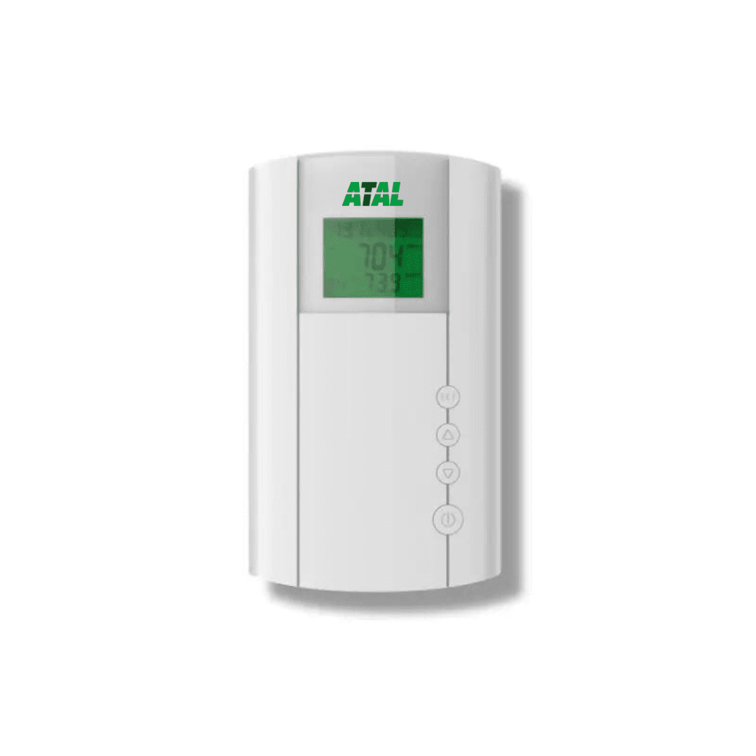AT-VLX-R2 CO2, temperatuur sensor met setpoint verstelling